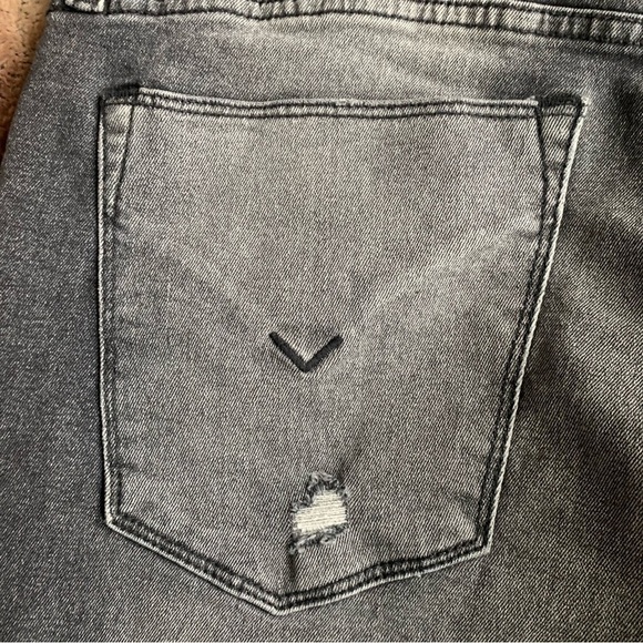 Hudson Blake Slim Straight Jean Dark Concrete - Picture 5 of 9
